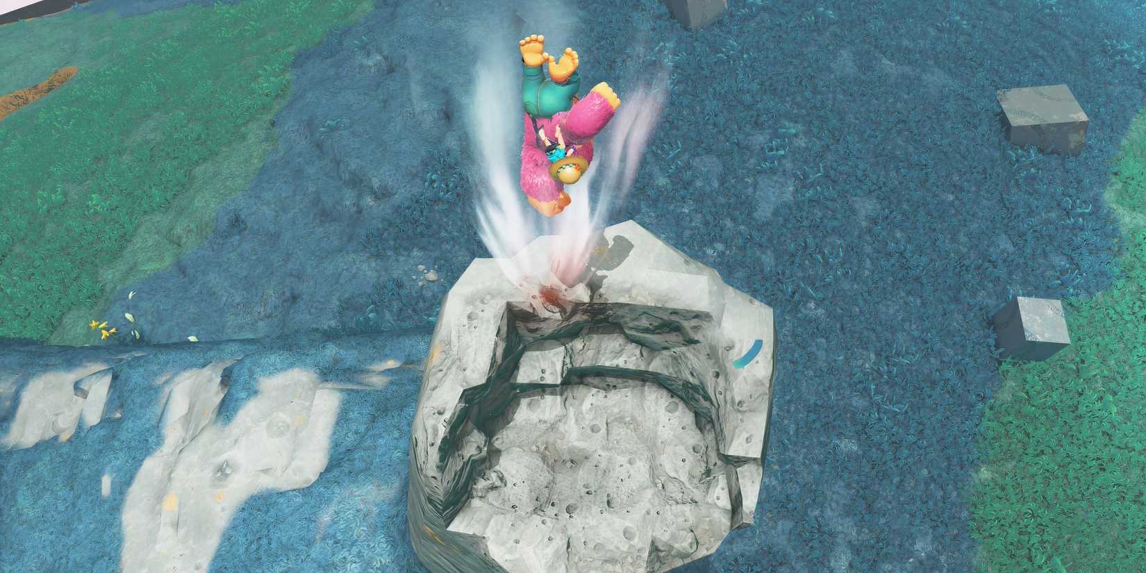 Punching down in Donkey Kong Bananza