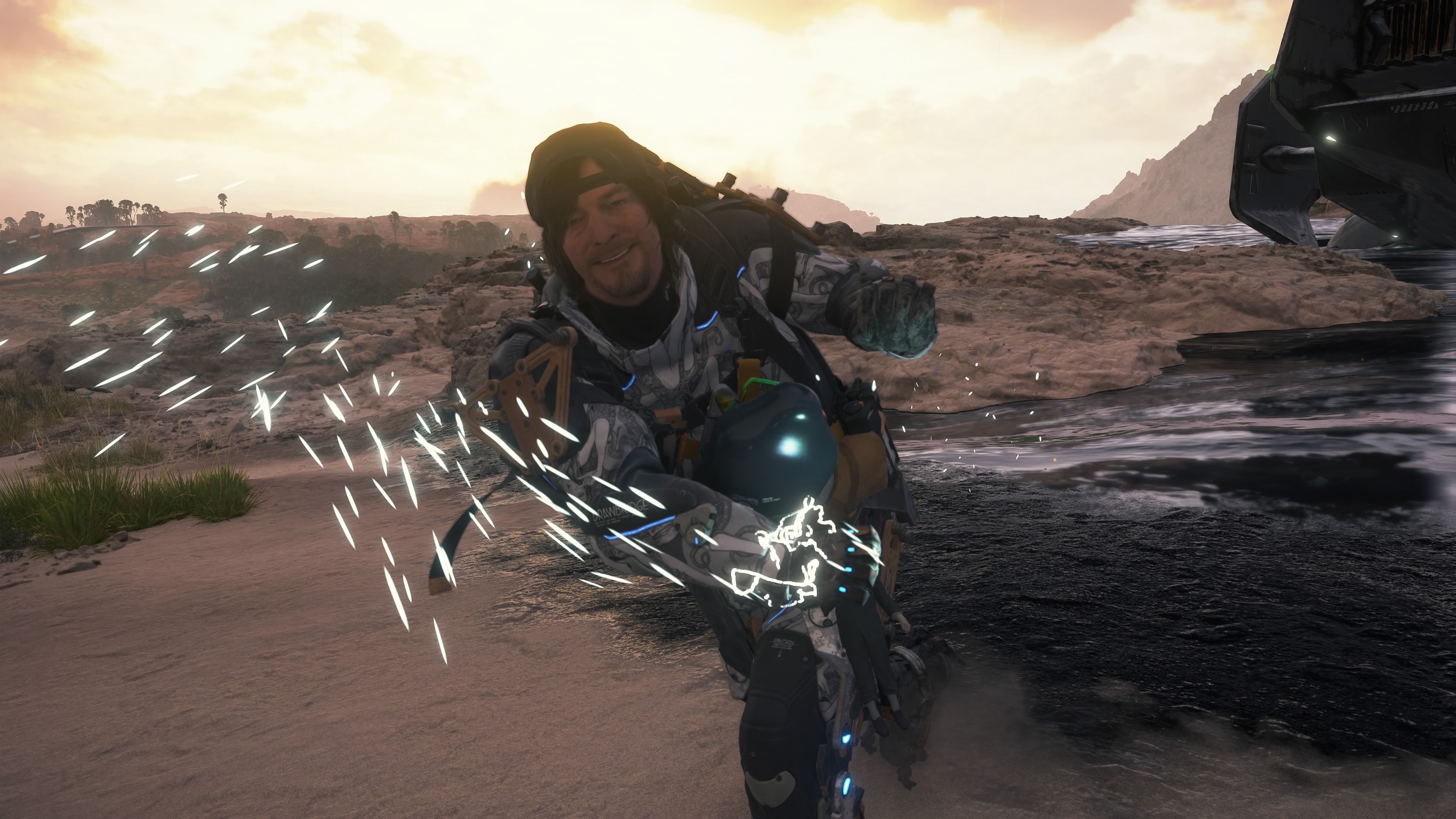punching with the combat power gloves