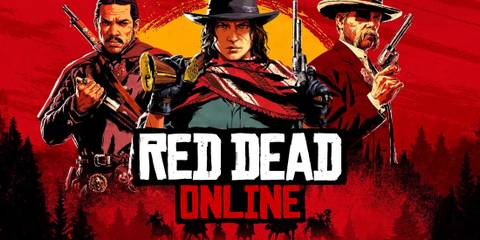 Red Dead Online cover artwork 2x1 edit with game logo