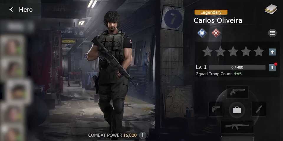Resident Evil Survival Unit Carlos