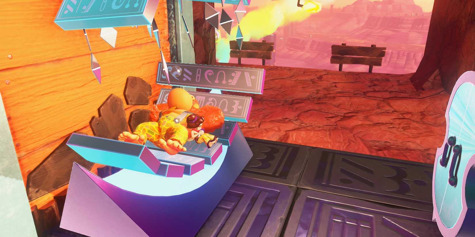 Resting at a Getaway in Donkey Kong Bananza