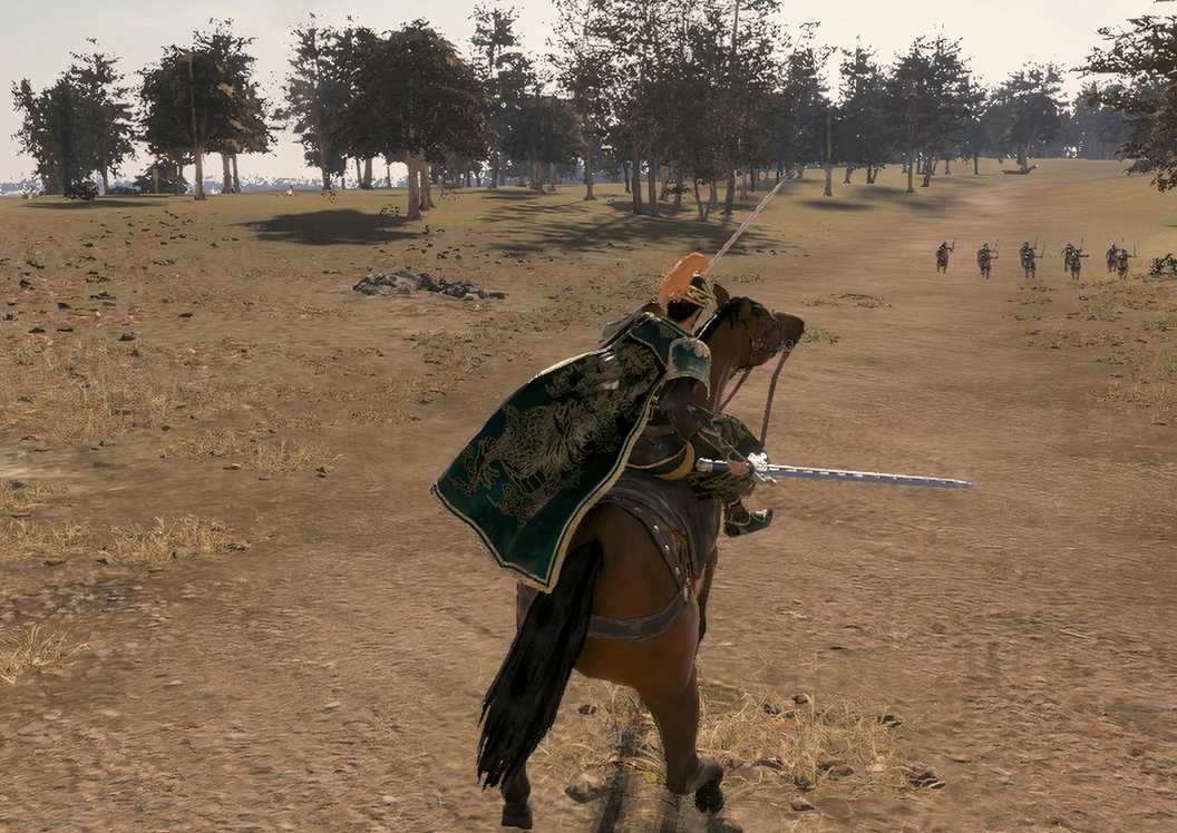 Dynasty Warriors 9 pilihan pemain game, menunggang kuda