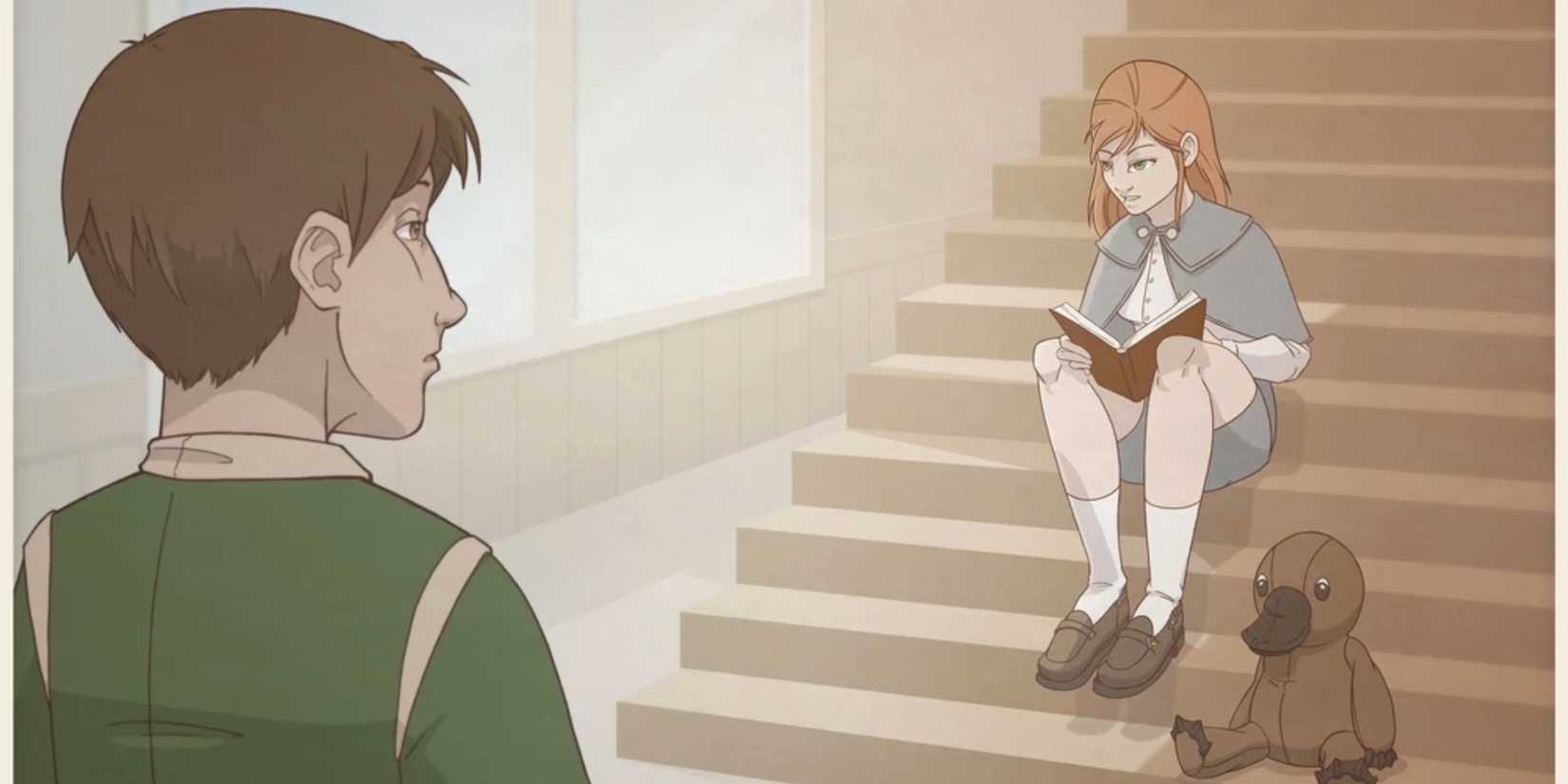 River and John Wyles from the moon