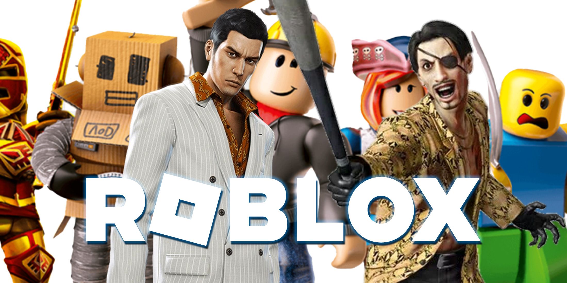 Roblox characters Yakuza Goro Majima Kazuma Kiryu Like a Dragon
