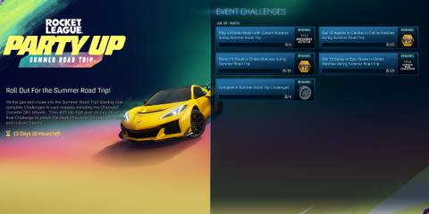 Rocket League Summer Road Trip Quests