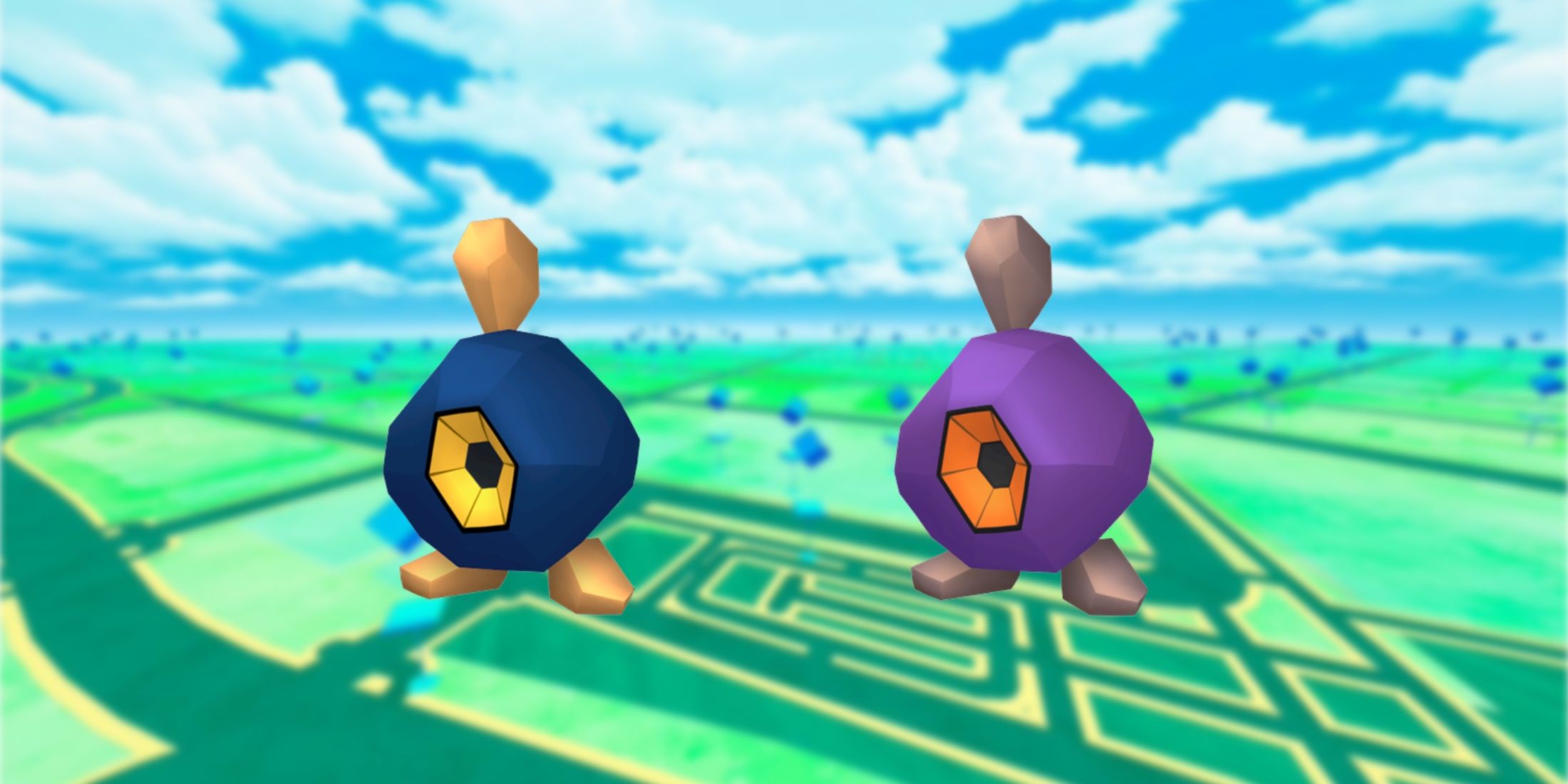 Roggenrola and Shiny Roggenrola in Pokemon Go