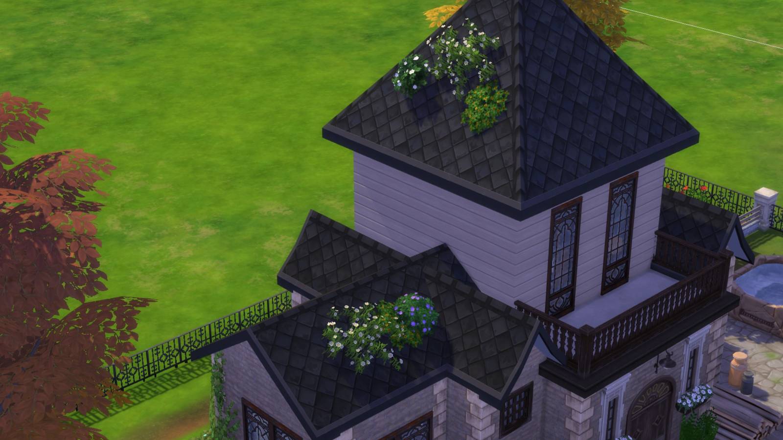 roof plants the sims 4