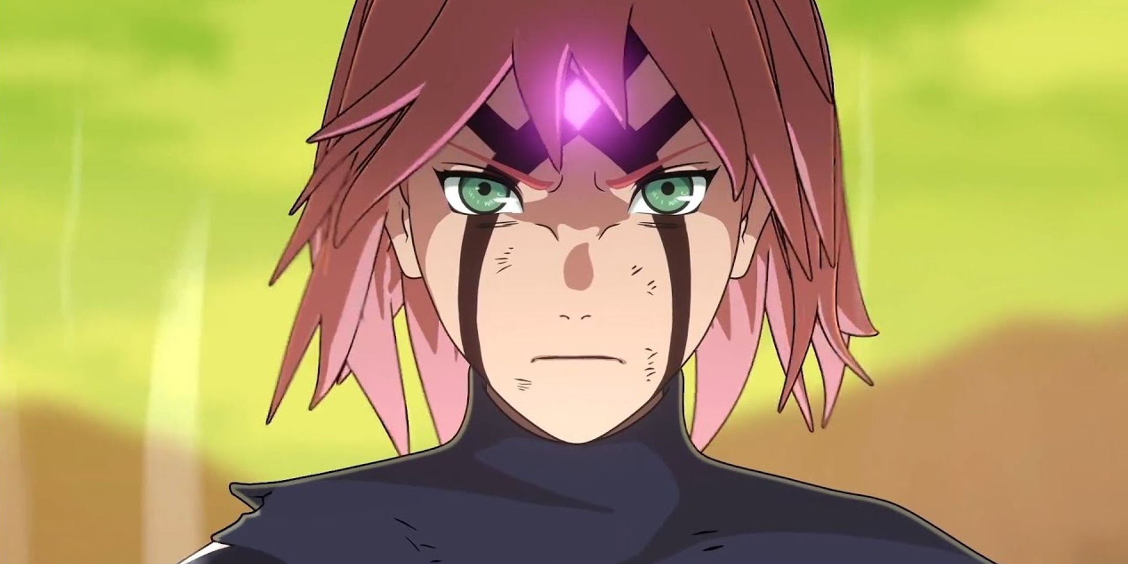 picture: sakura haruno with byakugou seal in naruto game by tencent.