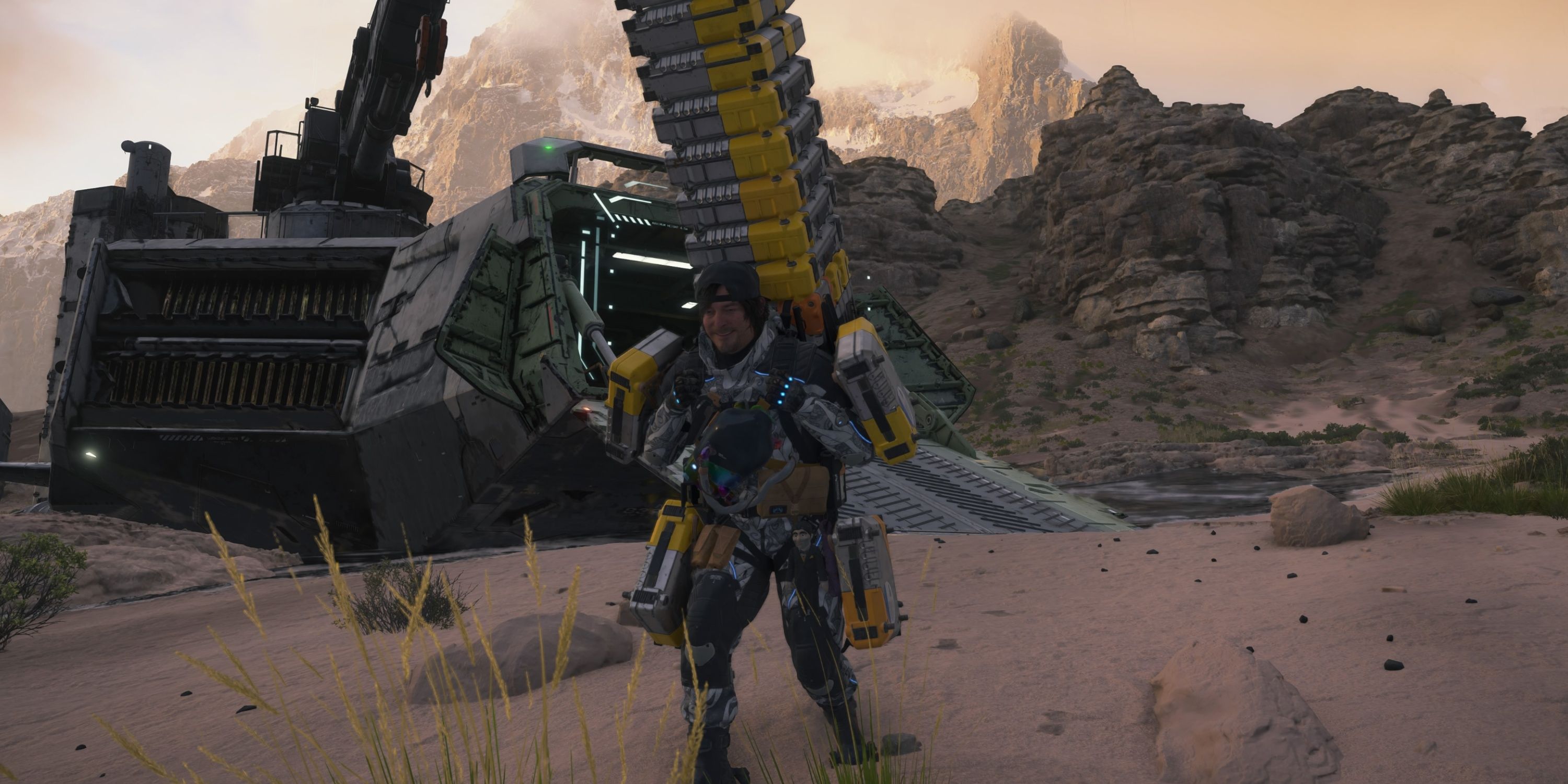 sam carries cargo