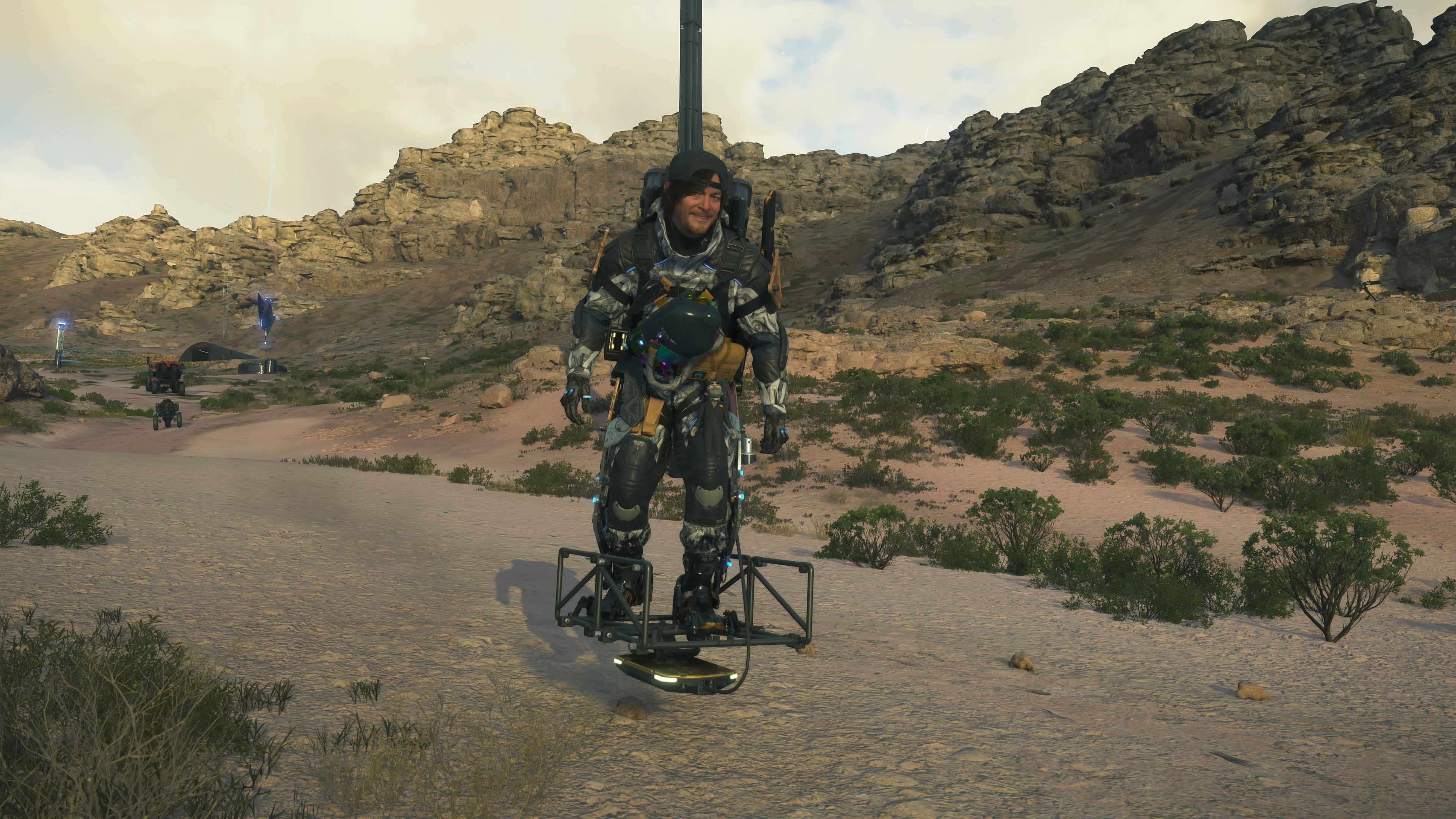 sam on a floating carrier
