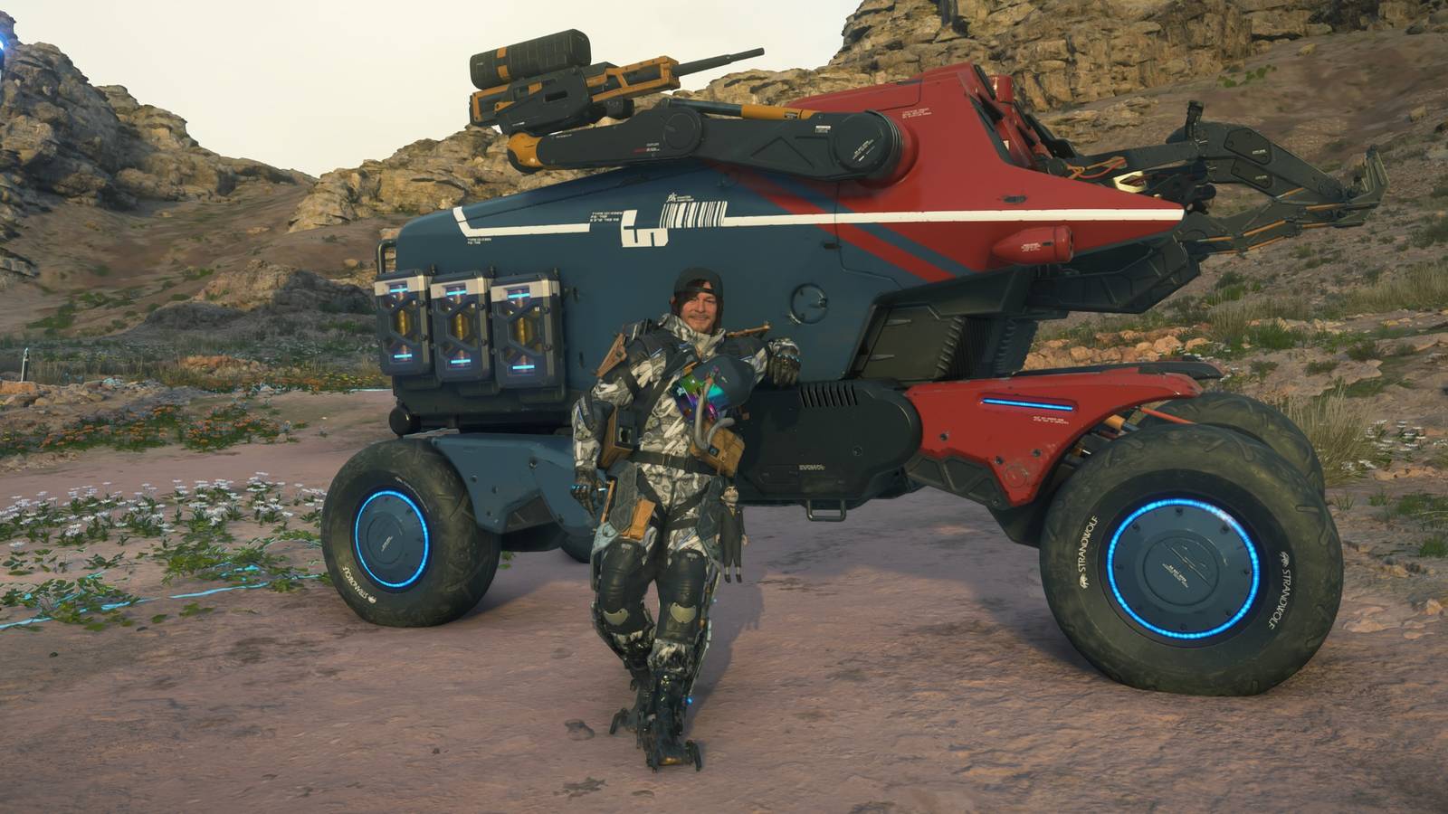 sam uses vehicles in death stranding 2