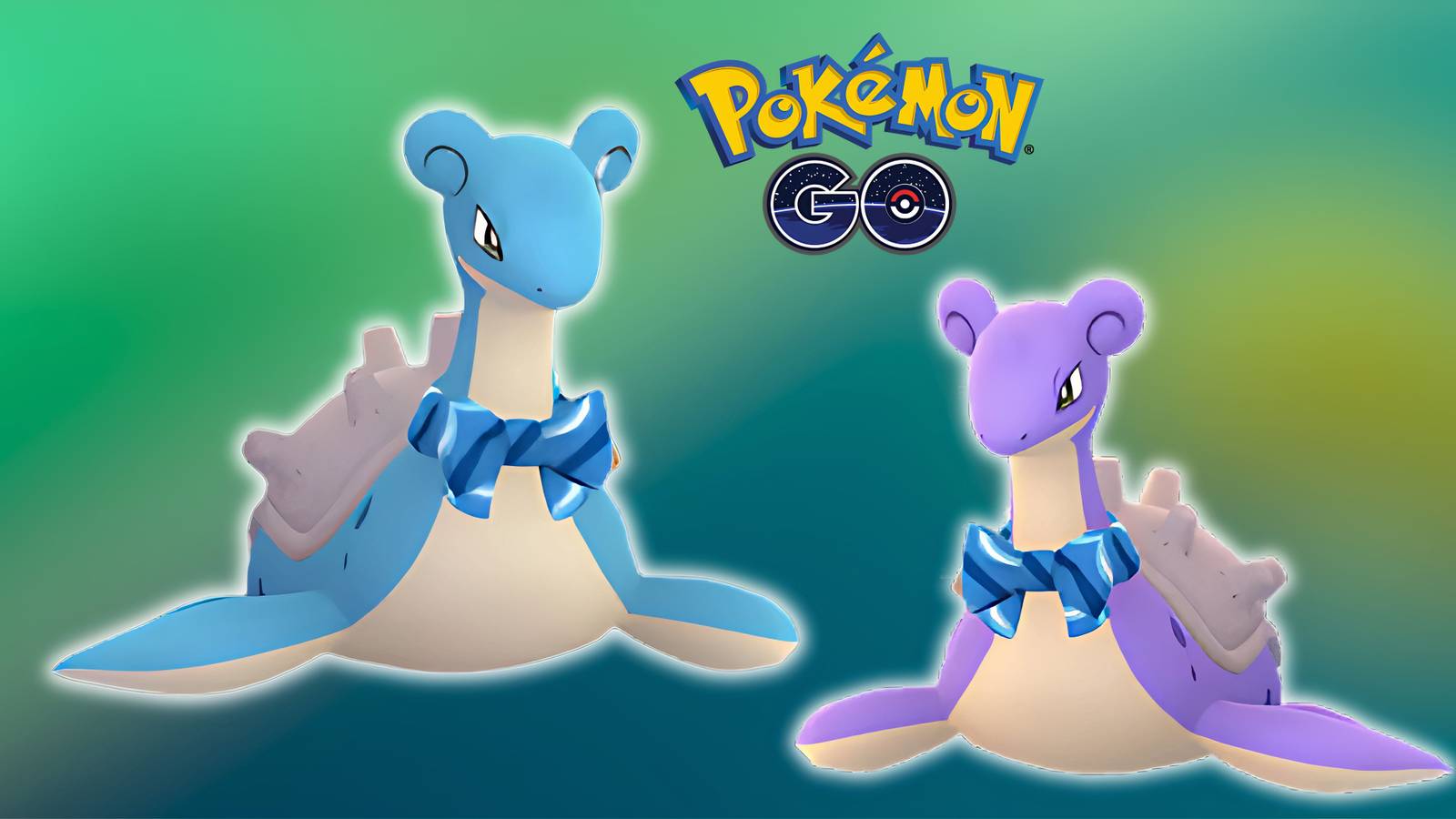 Scarf Lapras and Shiny Scarf Lapras Pokemon GO