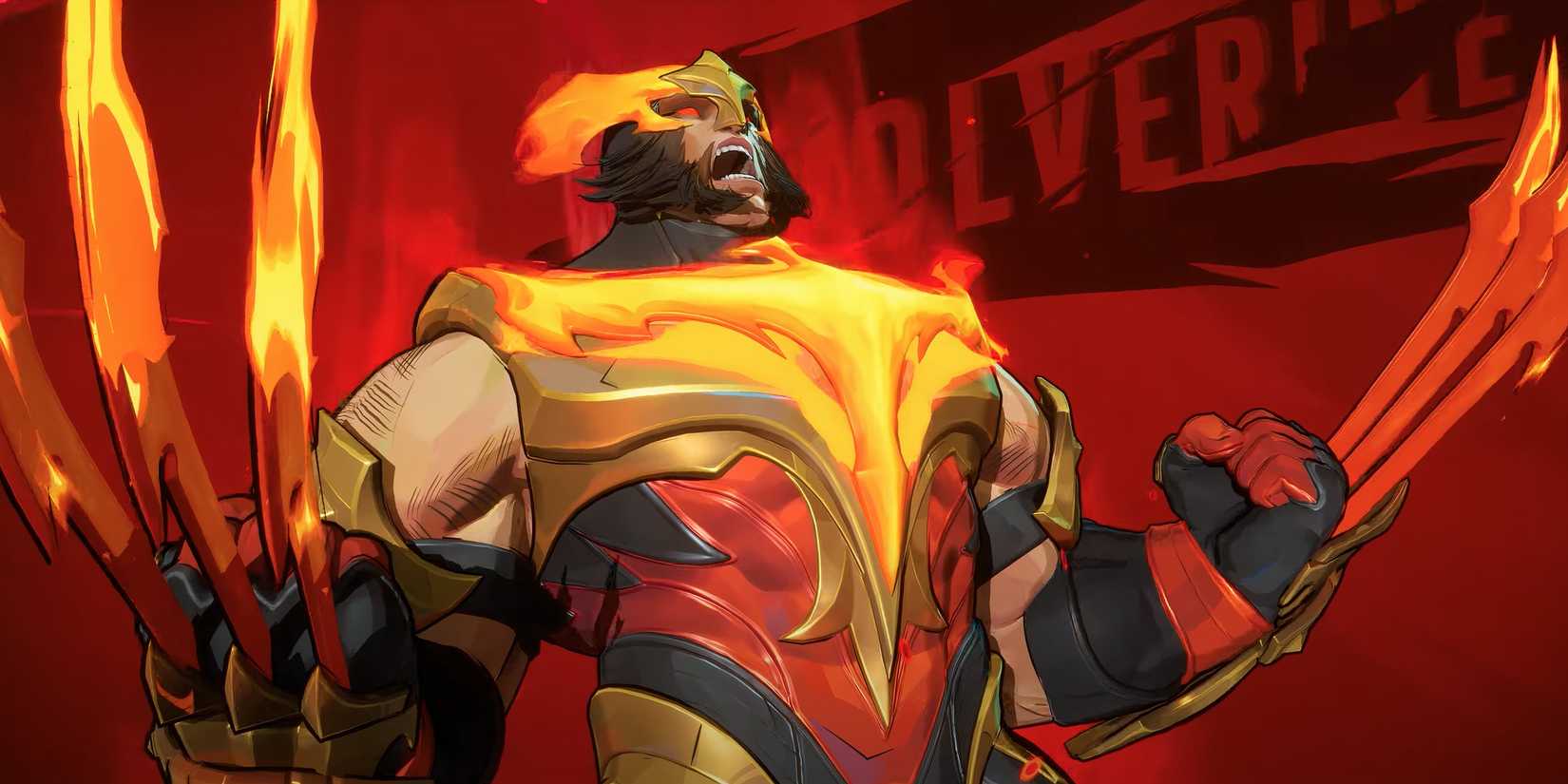 Wolverine fire skin in Marvel Rivals