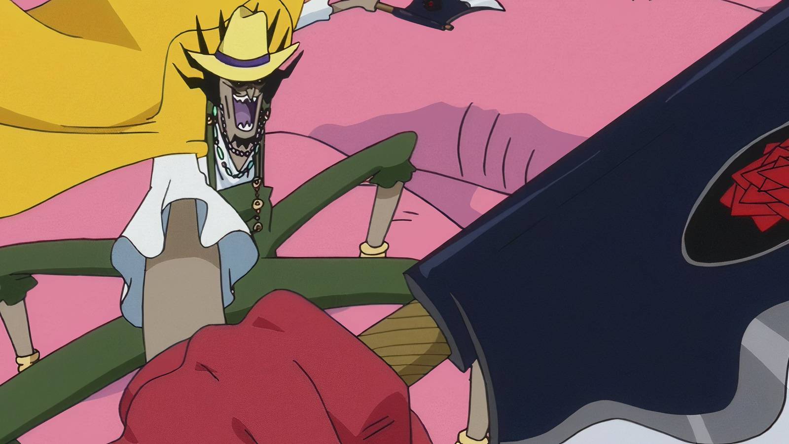 Van Decken with an axe