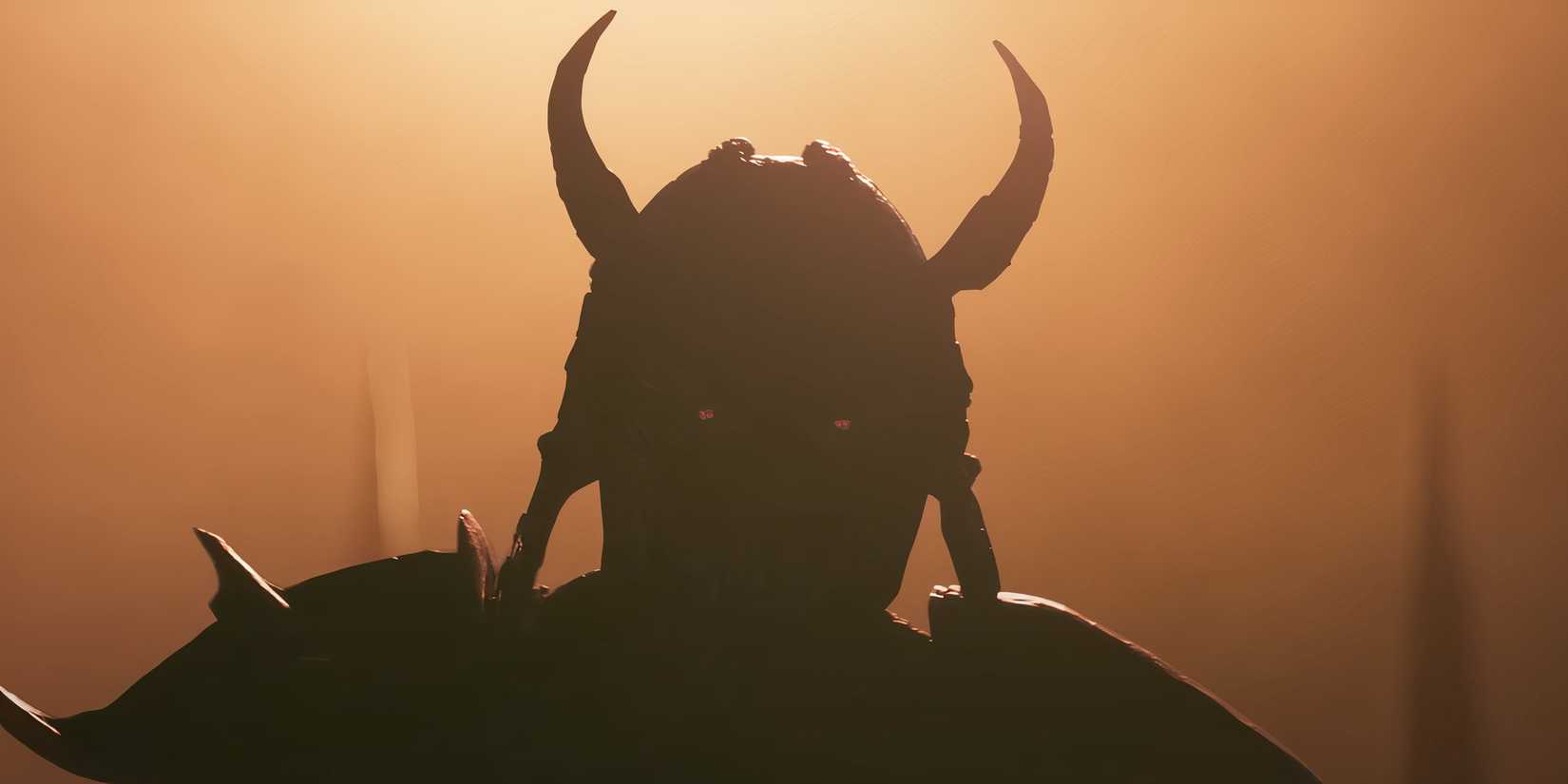 Shao Khan shrouded in darkness