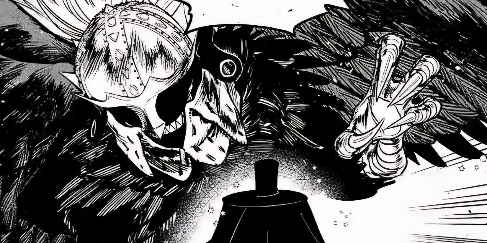 King Uroro attacking a witch