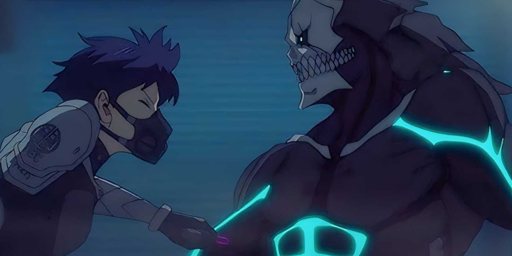 Hoshina fighting Kafka