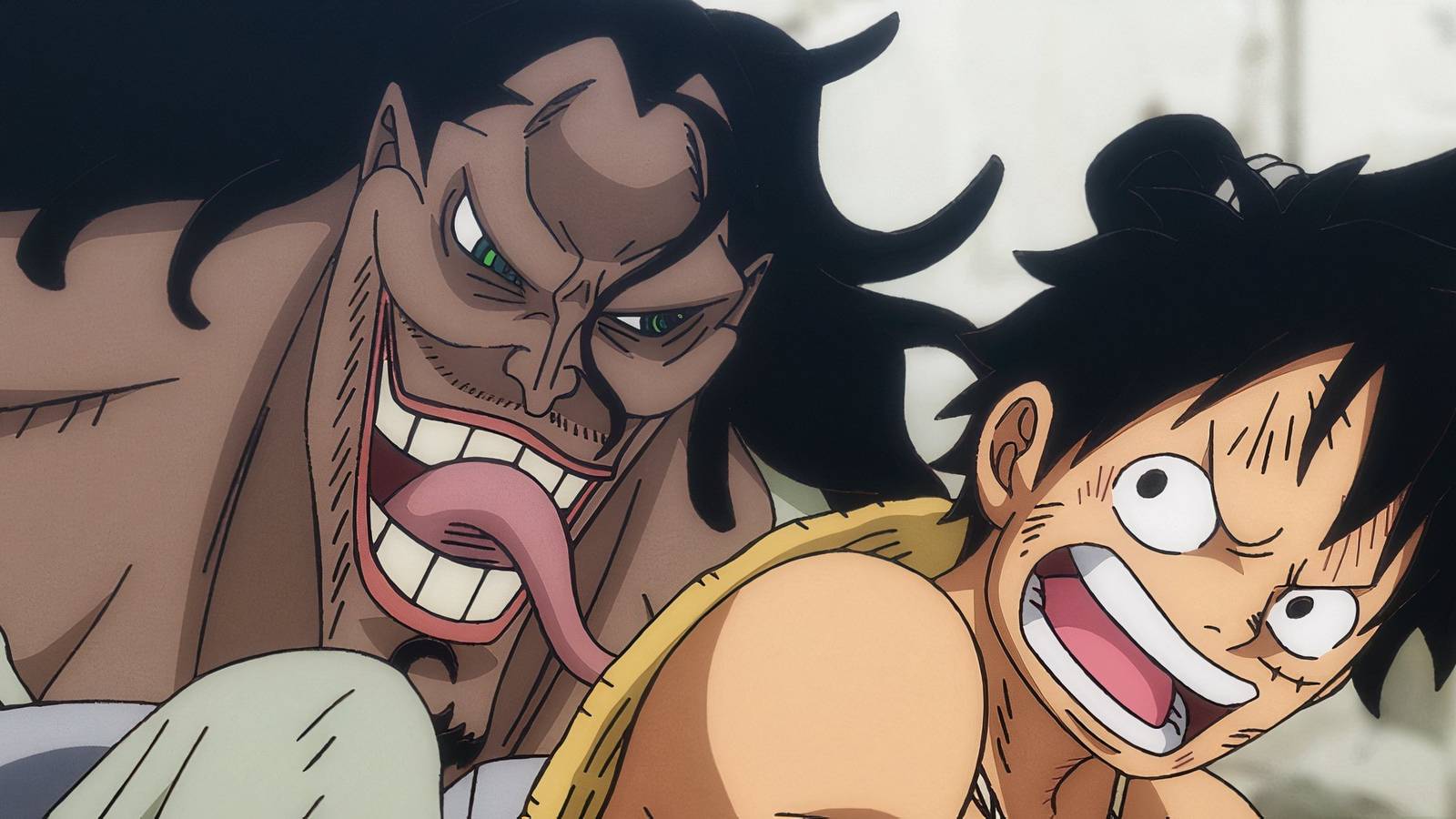 Caribou scaring Luffy