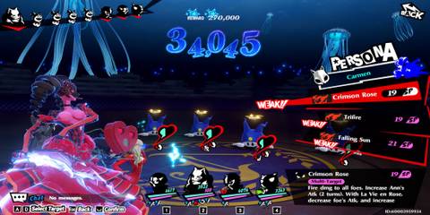 Ann About To Use a Party-Wide Fire Attack 