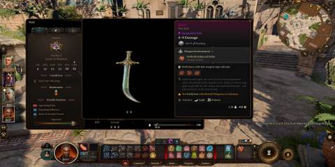 Belm in the inspection menu 