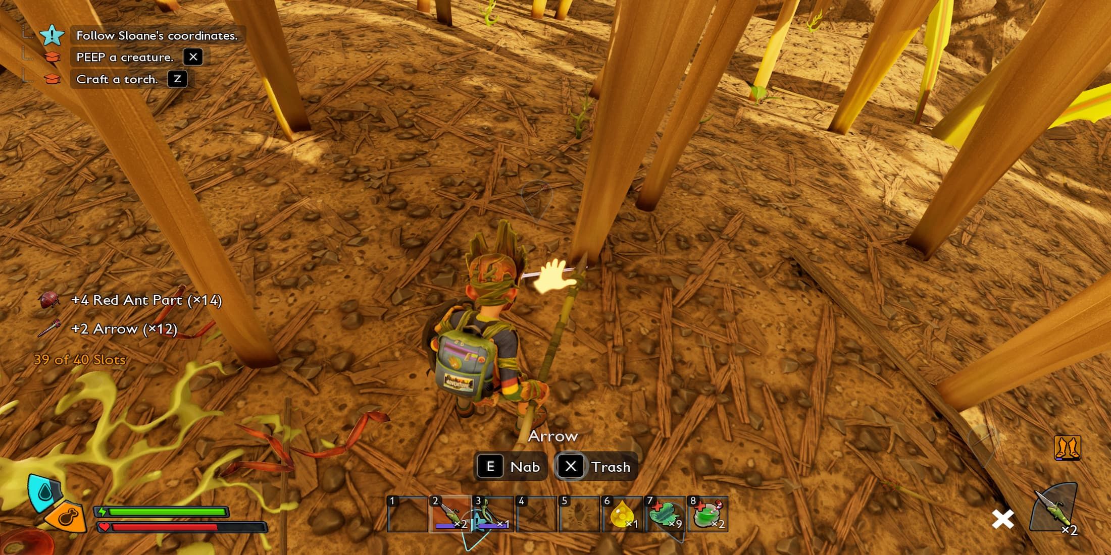 How to Craft Arrows in Grounded 2