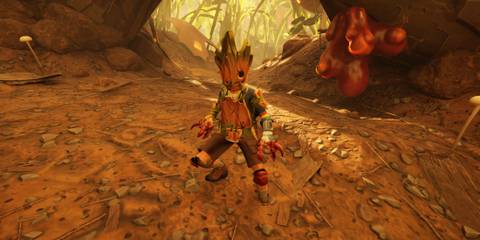 The Player in Acorn Armor With Dual-Wielding Weapons 