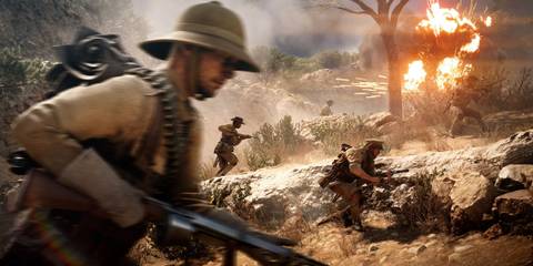 Screenshot of the Story Mode of Battlefield 1.
