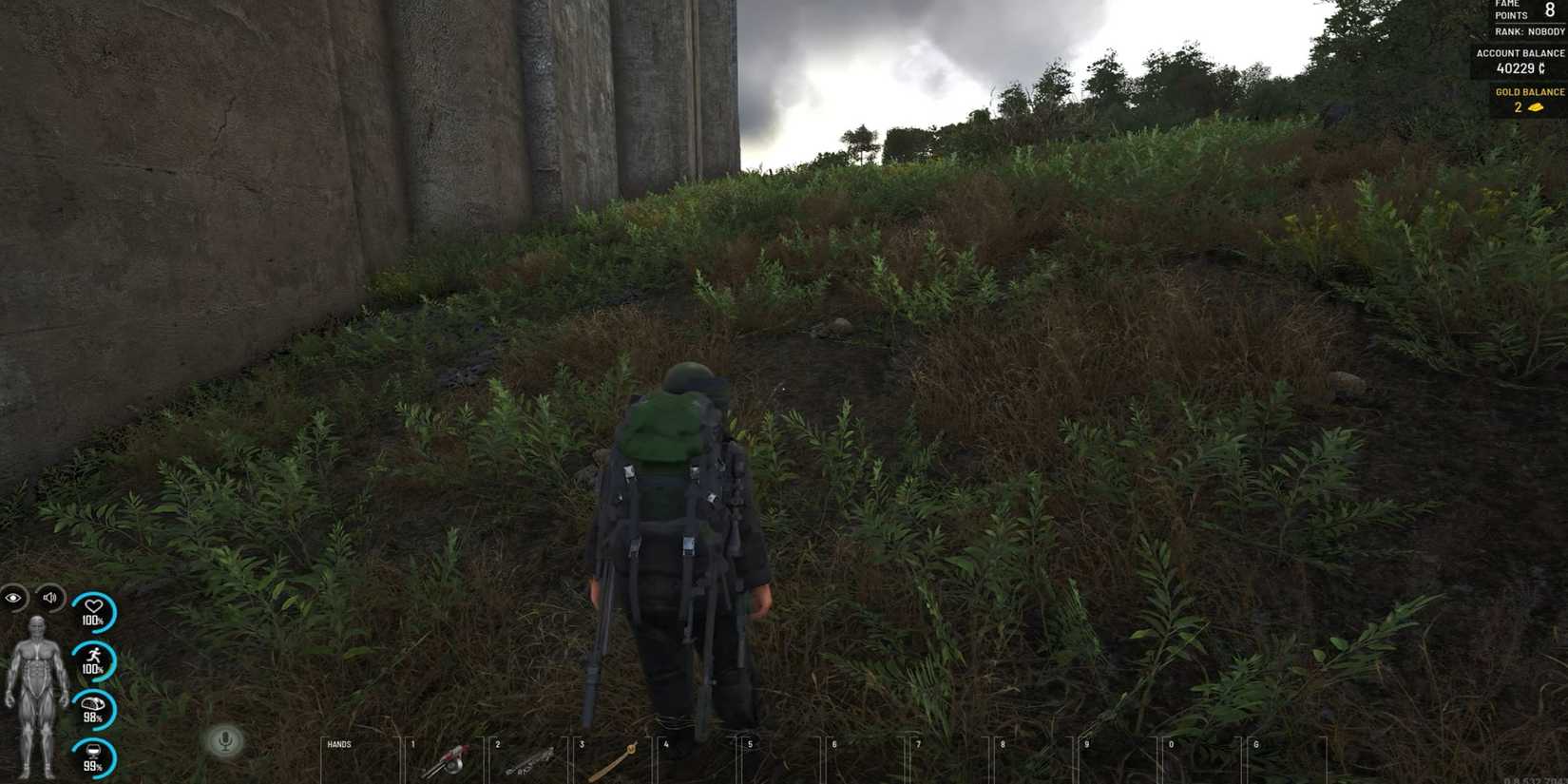 SCUM character in the wild