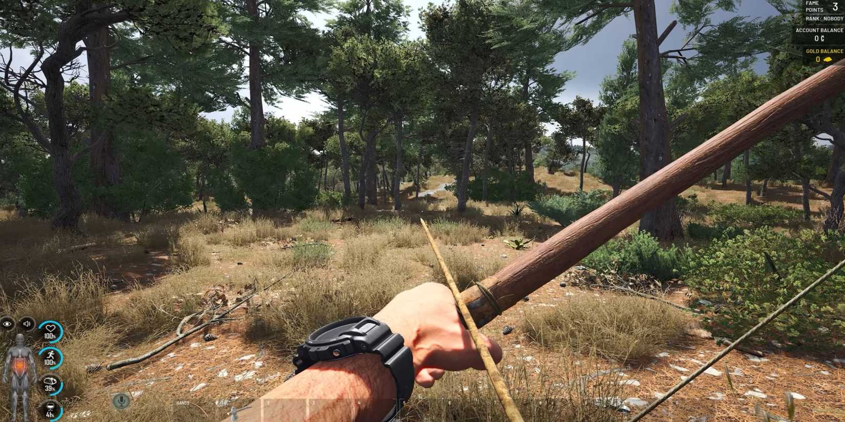 SCUM hunting with bow