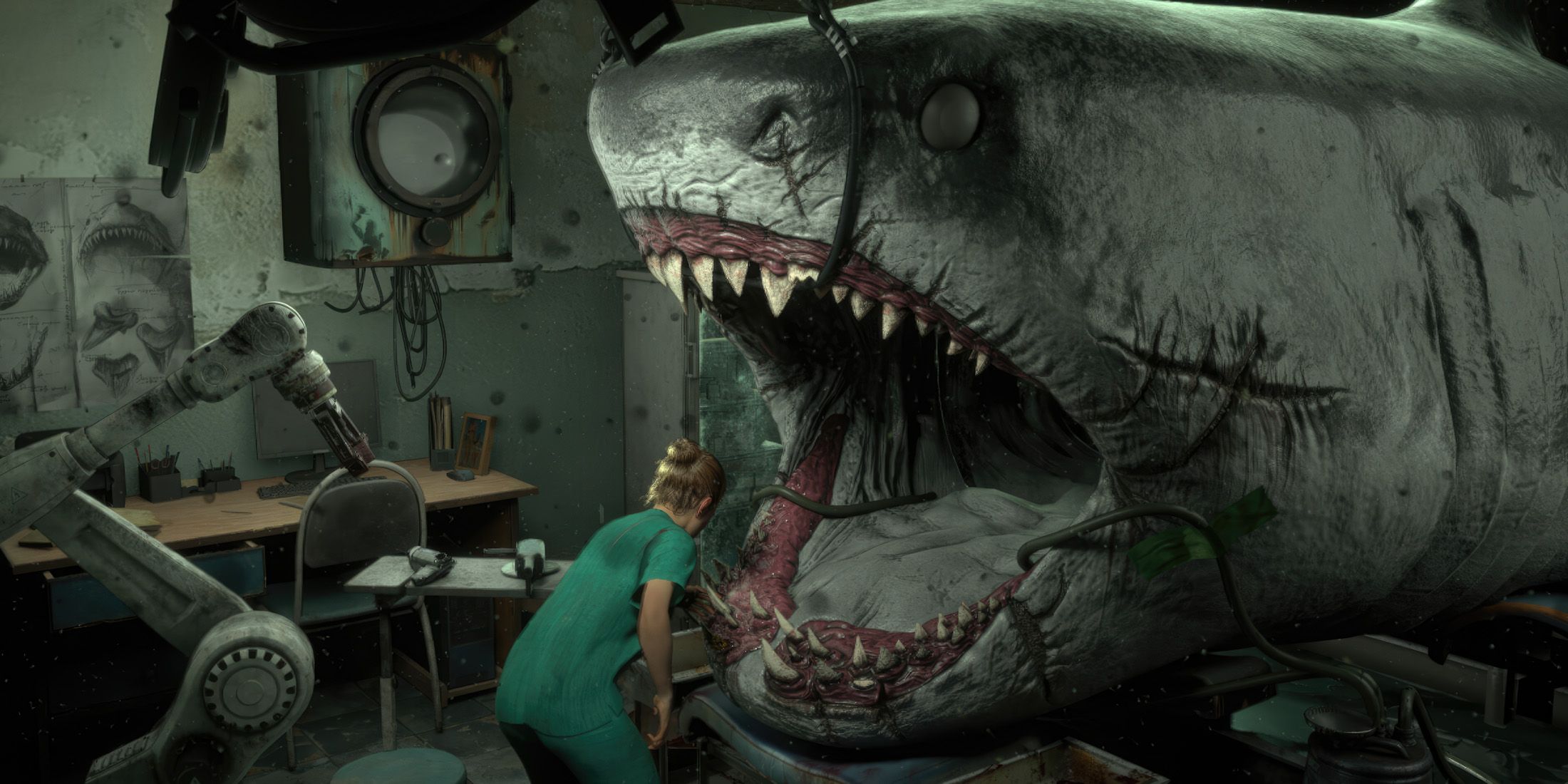 Bizarre New Game Has You Playing as a Shark Dentist