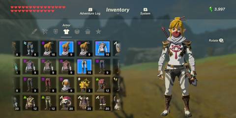 Sheikah Armor Zelda BOTW