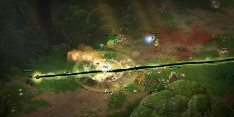 Shooting a black laserbeam in Magicka 2-1