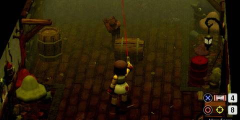 Shooting enemies in Crow Country