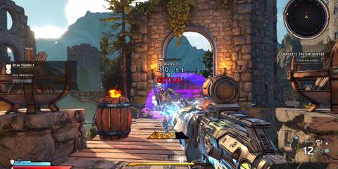 Shooting enemies in Tiny Tina’s Wonderlands