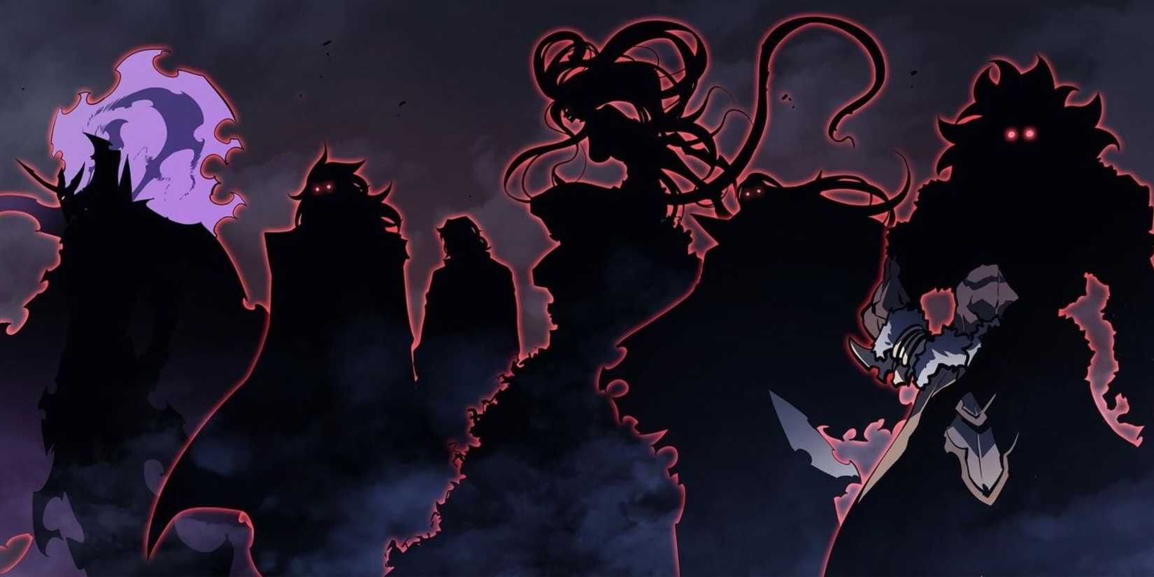 Silhouettes of All Lords - Solo Leveling