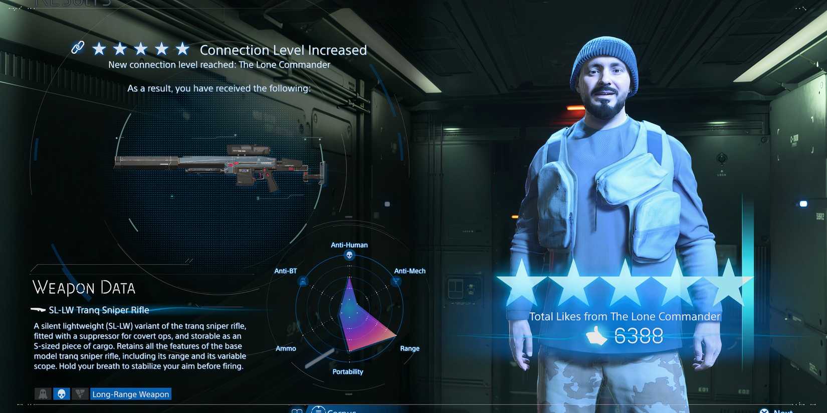 SL-LW Tranq Sniper Rifle in Death Stranding 2 On the Beach