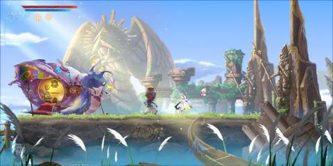 Snail Salesman & The Player Character In Afterimage