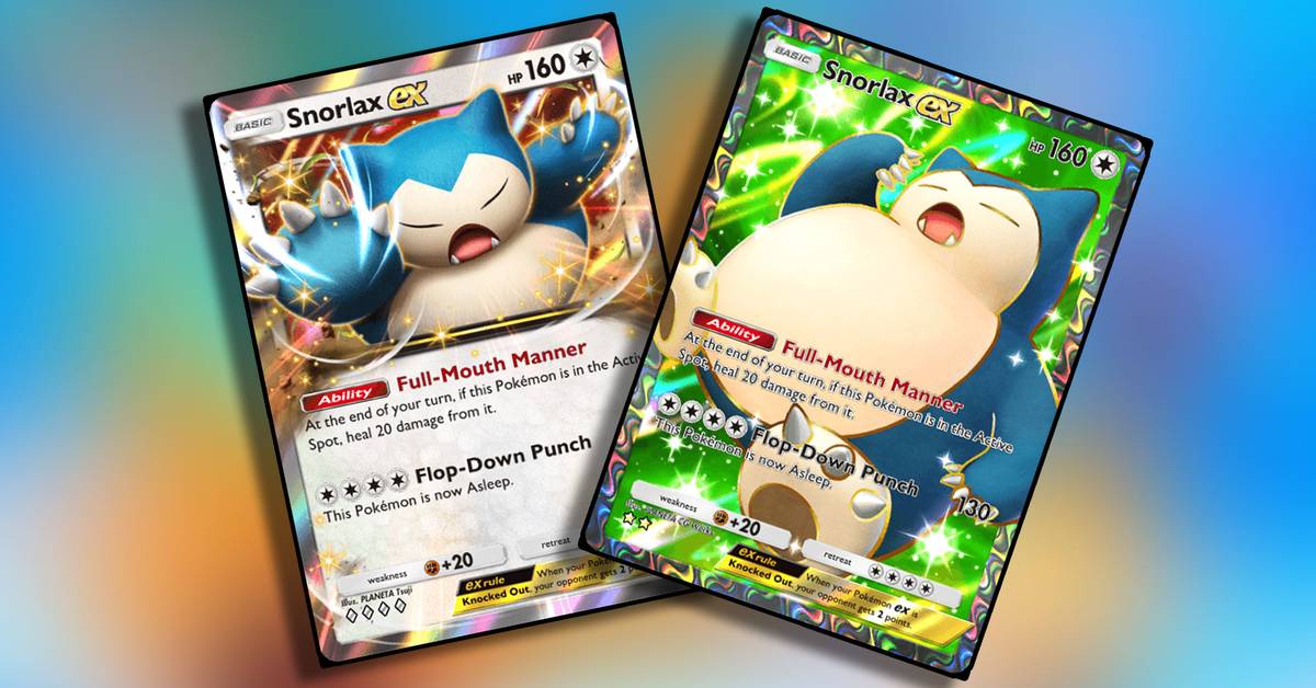 snorlax pokemon card ex Body from its previous level Snorlax ex (A3b-091) Pokmon