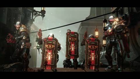 WH40k Rogue Trader Arbitrators cutscene in Act 1