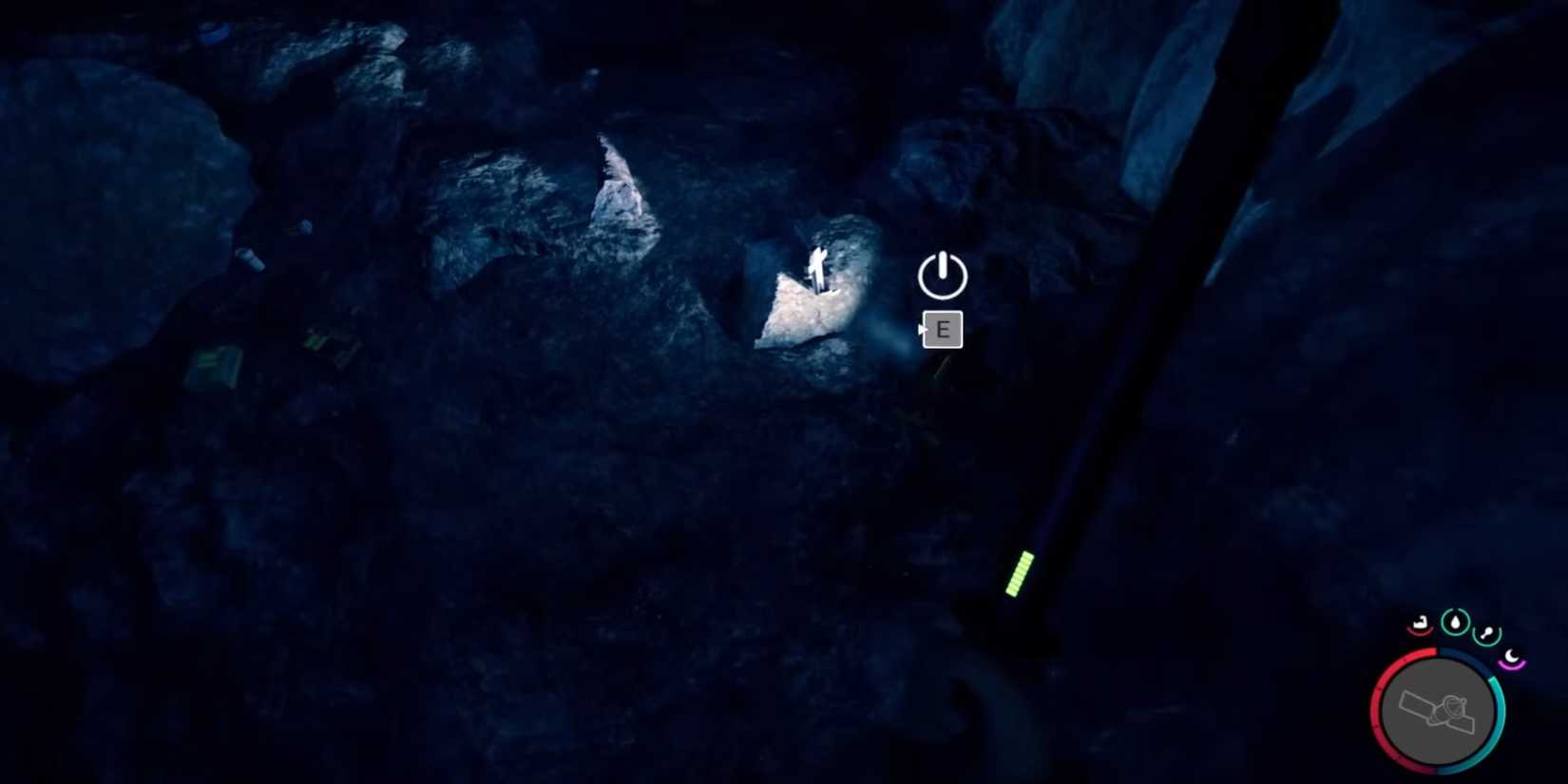 Sons of the Forest Cross in rope gun cave