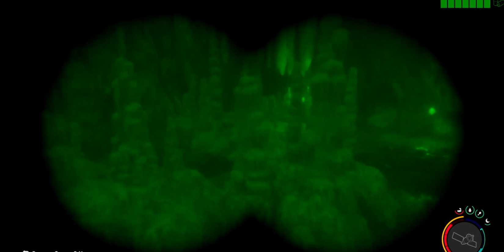 Sons of the Forest exploring cultist cave with night vision