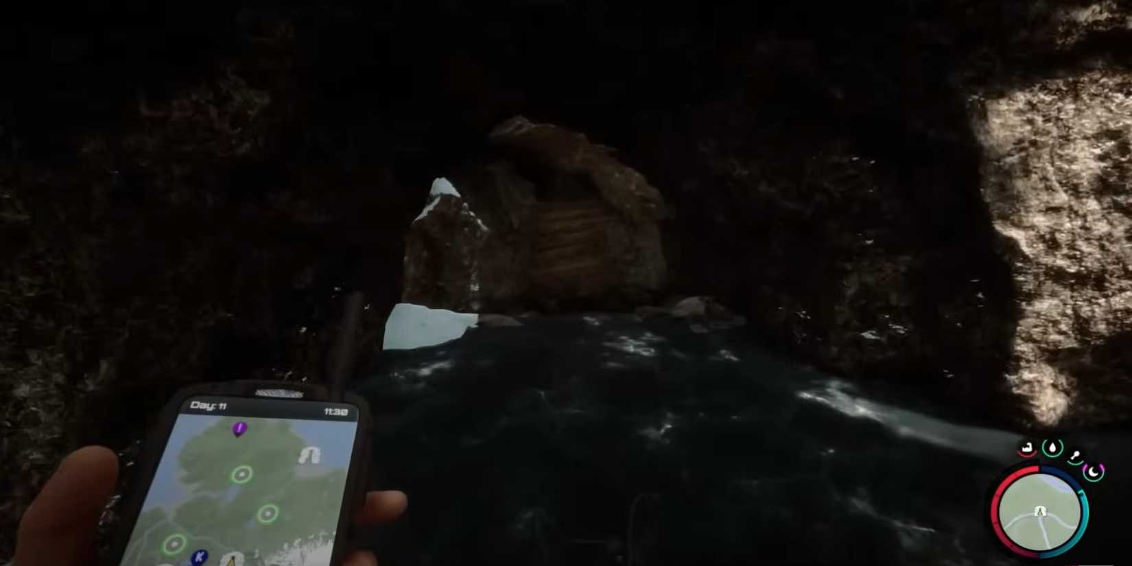 Sons of the Forest shovel cave entrance