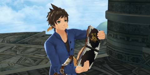 Sorey reading in Tales Of Zestiria