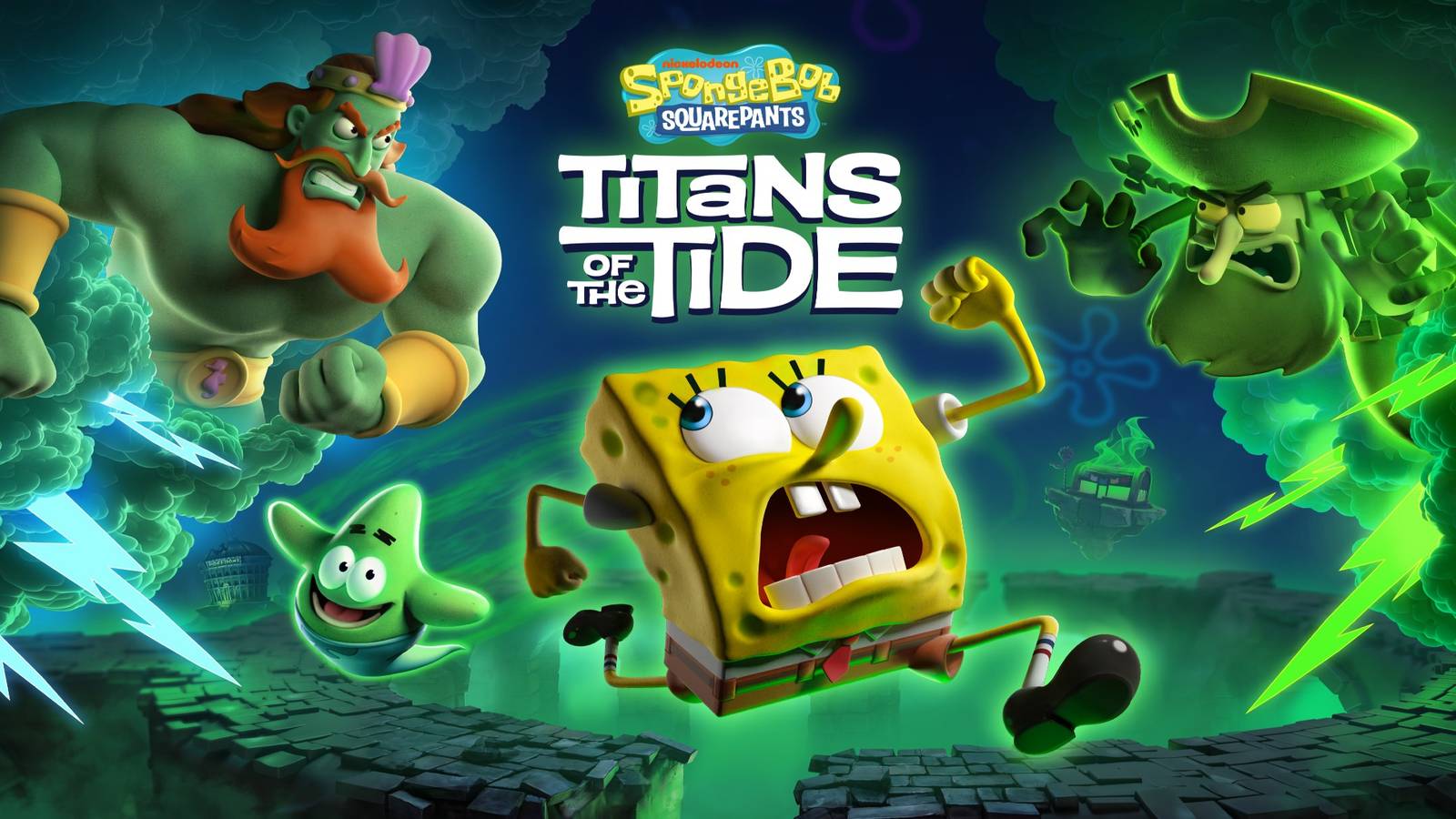 SpongeBob SquarePants Titans of the Tide Key Art