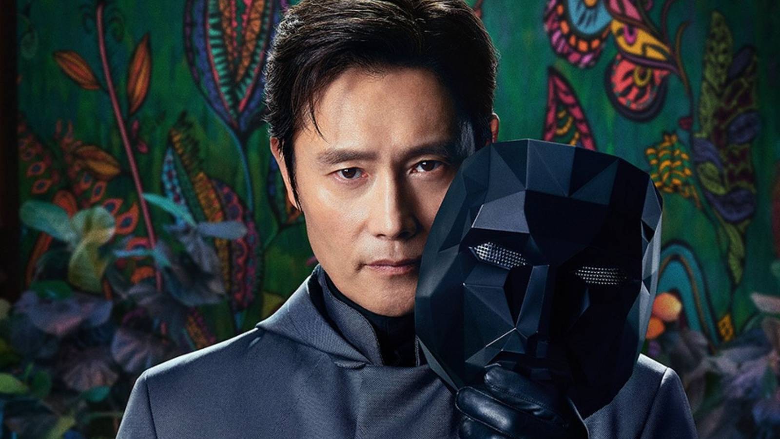 Official character poster of Hwang In-ho (the Front Man) in Squid Game Season 3.