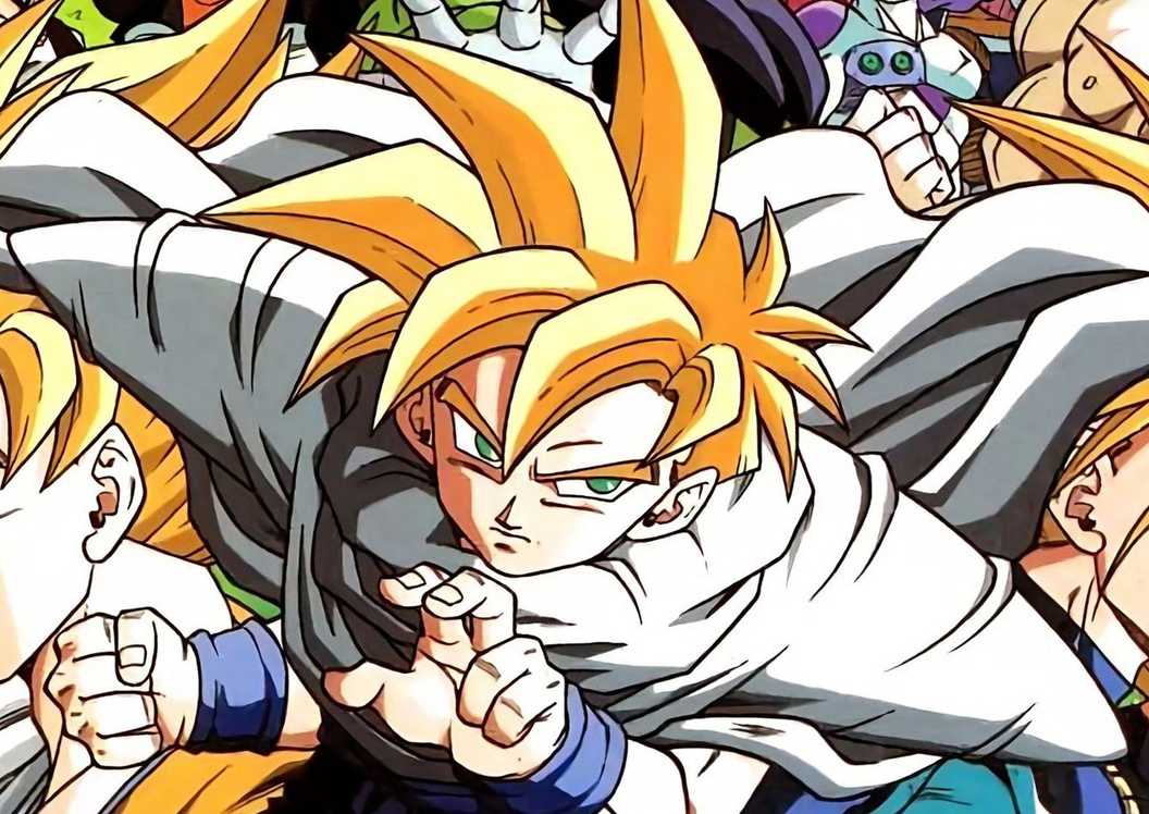 Super Saiyan Gohan dan lainnya di Cell Saga