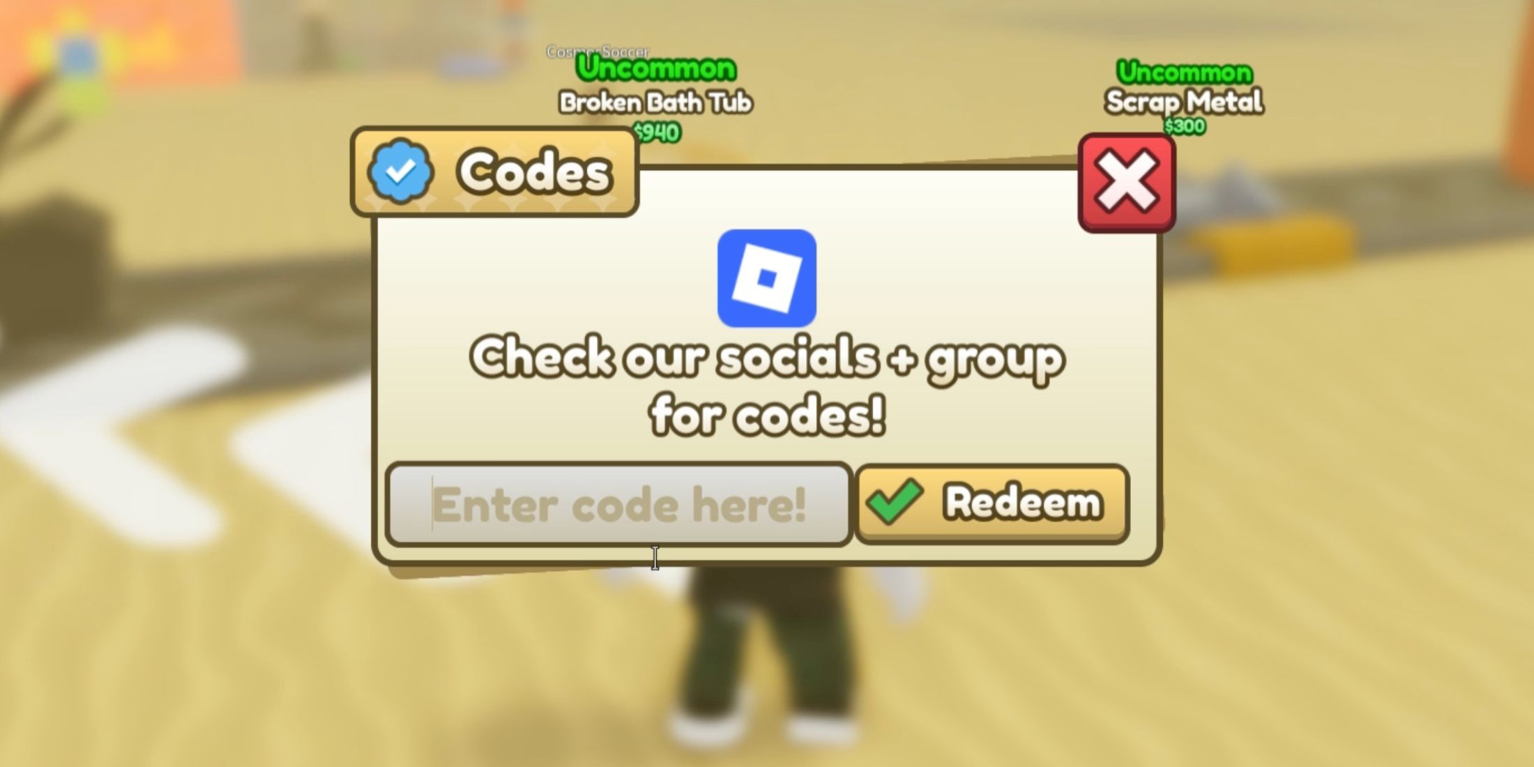 Steal the garbage codes card