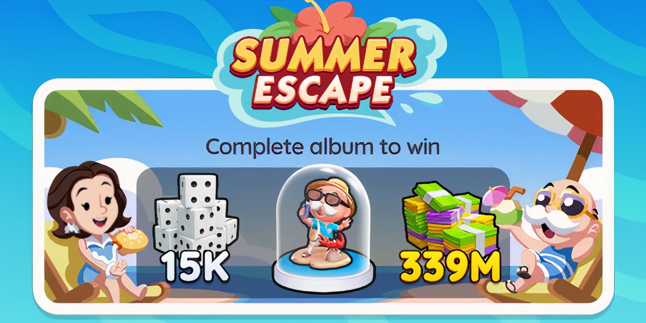 summer escape monopoly go
