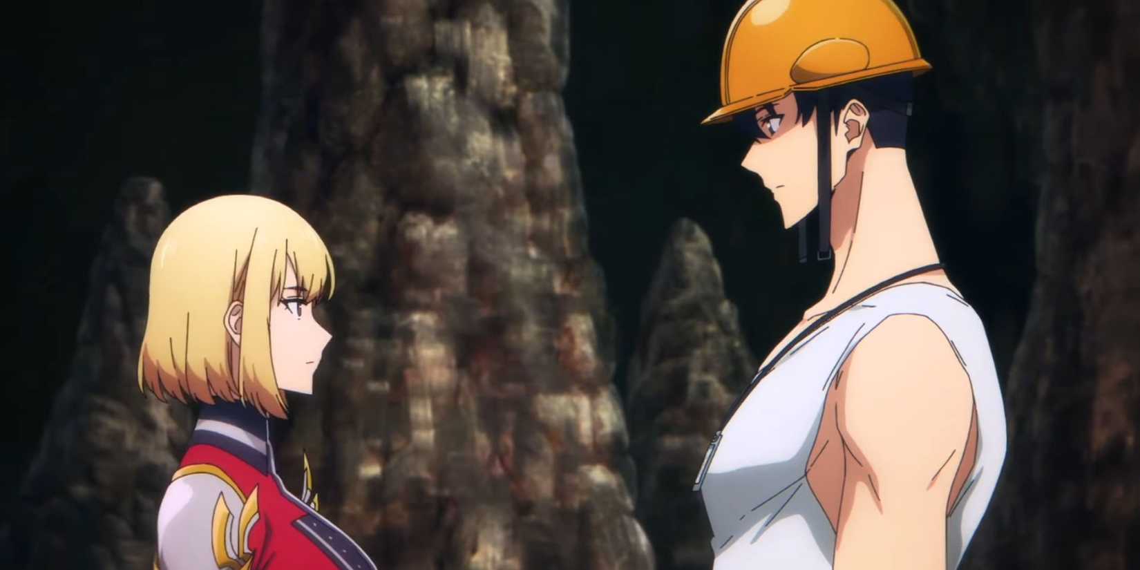 Sung Jinwoo and Chae Hae-in in the anime - Solo Leveling