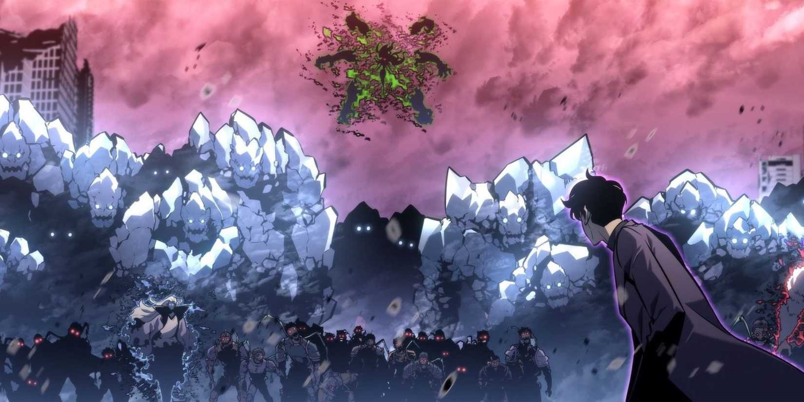 Sung Jinwoo confronts the Monarchs in South Korea - Solo Leveling